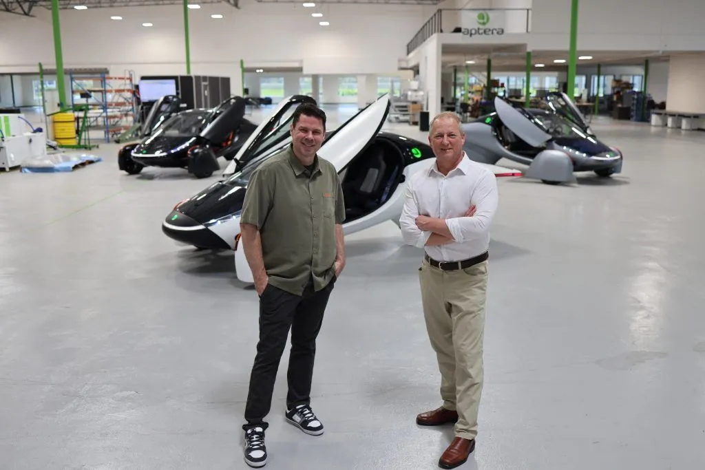 Co-CEO’s of Aptera Motors Steve Fambro & Chris Anthony